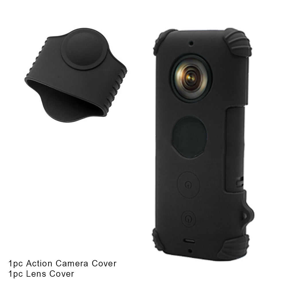 Protective Silicone Cover Case for Insta360 One X Action Camera Black Version