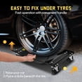 thumbnail image 2 of Qinaqin Negro Car cm de Anchoheel Profundidadolly Tire Jack 4-Piece Set Mechanical 2500lbs Skates Vehicle Positioning Resistente 12-Inch Slide Plate para Repair, 2 of 7