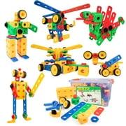 USA Toyz 163pk Boltz | STEM Multicolor Educational Summer Toys for Construction or Engineering for Ages 3+ (Unisex)
