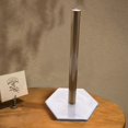 thumbnail image 2 of Nordic Sty Natural Marble Texture Plated or Kitchen Paper Towel Holder Ceramic Holder Desktop Storage Shelf, 2 of 5