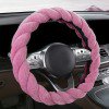 thumbnail image 1 of Funda para volante de coche con protección universal, suave, cálida y antideslizante para coche (14-15 pulgadas)., 1 of 7