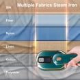 thumbnail image 6 of Small Steam Clothing Irons Foldable Mini,  Portable Clothes Steamer Handheld for Wrinkle Removal,Iron for clothes, for Travel College Dorm Office Home Garment, 6 of 8