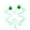 Green, variant on St. Patrick's Day Tabletop Four-Leaf Clover Lamp - Battery & USB Dual Power Base Light, Cute Shamrock Decor for Desk, Shelf & Home, Soft Glow Festive Irish Holiday Decoration, 9.45*6.5in, Pink