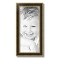 thumbnail image 2 of ArtToFrames 8" x 18" Black Panel With Gold Lip Picture Frame, 8x18 inch Multi Wood Poster Frame (WOM-5092),  Pack, 2 of 7