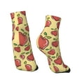 thumbnail image 4 of Bingfone Apple Design Patterned Men'S Women'S Casual Cotton Socks, 4 of 9