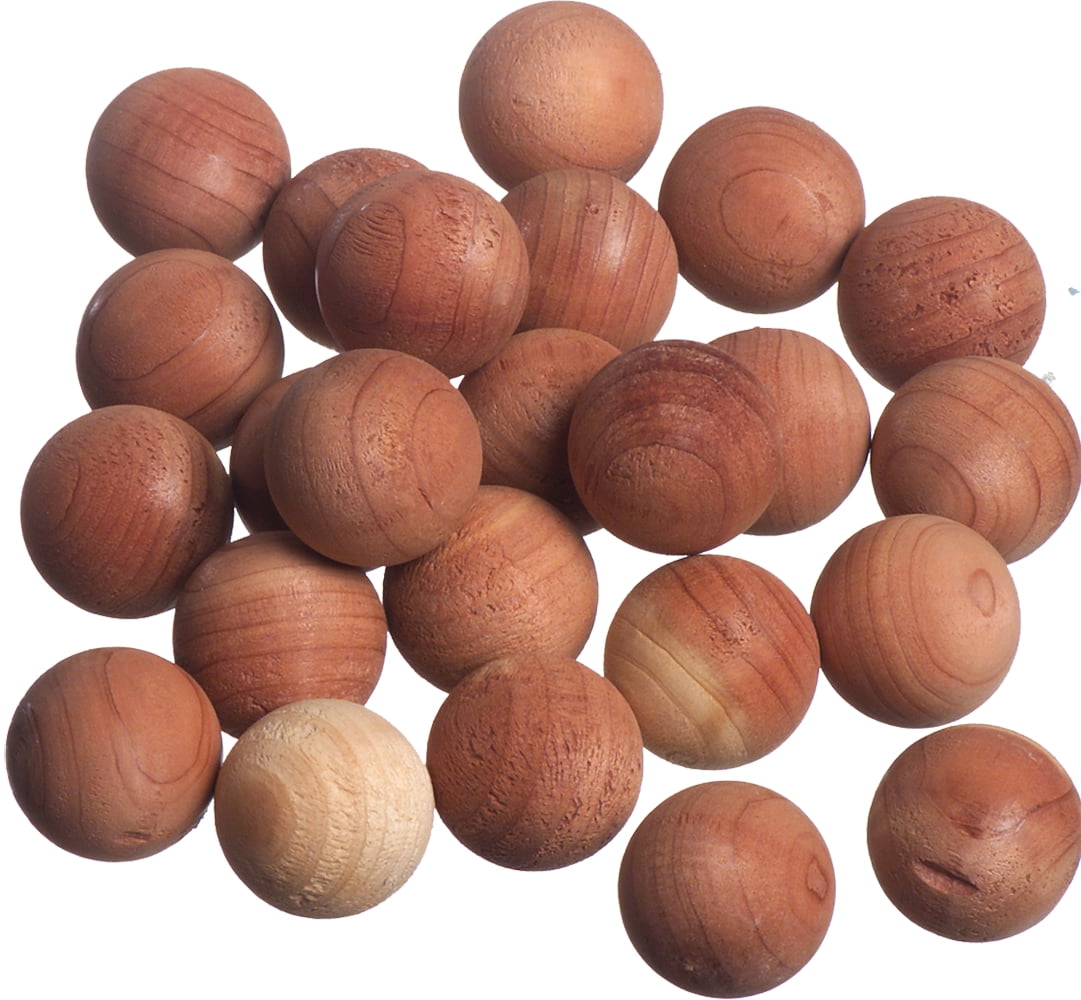 Cedar Balls Absorb moisture and Eliminate Odors (Set of 24) by International Hanger