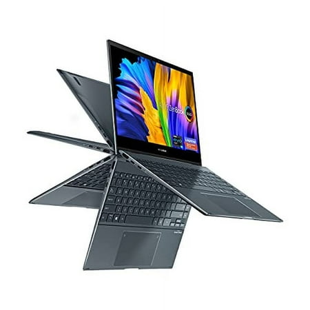 ASUS ZenBook Flip 13 OLED Ultra Slim Convertible -Laptop, 13.3” OLED FHD Touch Screen, Intel Evo Core i7-1165G7 CPU, Intel Iris Xe, 16GB -RAM, 1TB SSD, Windows 10 Pro, -Stylus, -Sleeve, UX363EA-AS74T
