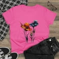 thumbnail image 2 of Wildflower Tshirt, Floral Shirt, Botanical Shirt, Flower Shirt, Nature Lover Shirt,Ladies Shirts, Womens, Owl2you, 2 of 10