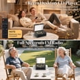 thumbnail image 4 of Reproductor de CD portátil Gueray Bluetooth con altavoz y radio, 4 of 9