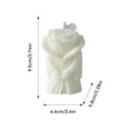 thumbnail image 3 of Romantic Rose Couple Aromatherapy Candle - Handcrafted Scented Candle with Floral Design, for Valentine's Day, Weddings, Anniversary Gifts & Home Decor, 3 of 7