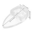 thumbnail image 2 of UPOUART 100Pcs Mirror Clip for Glass Panels Furniture Components Homeowners Transparent Plastic, 2 of 8