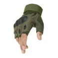 thumbnail image 3 of 1 Paire de Gants d'Extérieur Respirant Confortable Réglable Antidérapant Mitaines de Protection Demi-Doigt, 3 of 10
