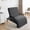 Dark Gray-80", variant on Electric Adjustable Bed Frame for Seniors with Remote Control, Memory Foam Mattress, 90° Rotatable Safety Handrails, Detachable Dining Tray & Easy Installation