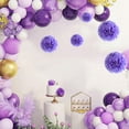 thumbnail image 3 of serony Boule de Fleurs en Papier Violet Clair 7102, 3 of 9
