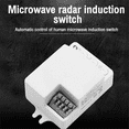 thumbnail image 5 of 5.8GHz Mini Microwave Radar Motion Sensor Switch AC85-265V Intelligent Human Body Sensor Switch Motion Light Switch, 5 of 5