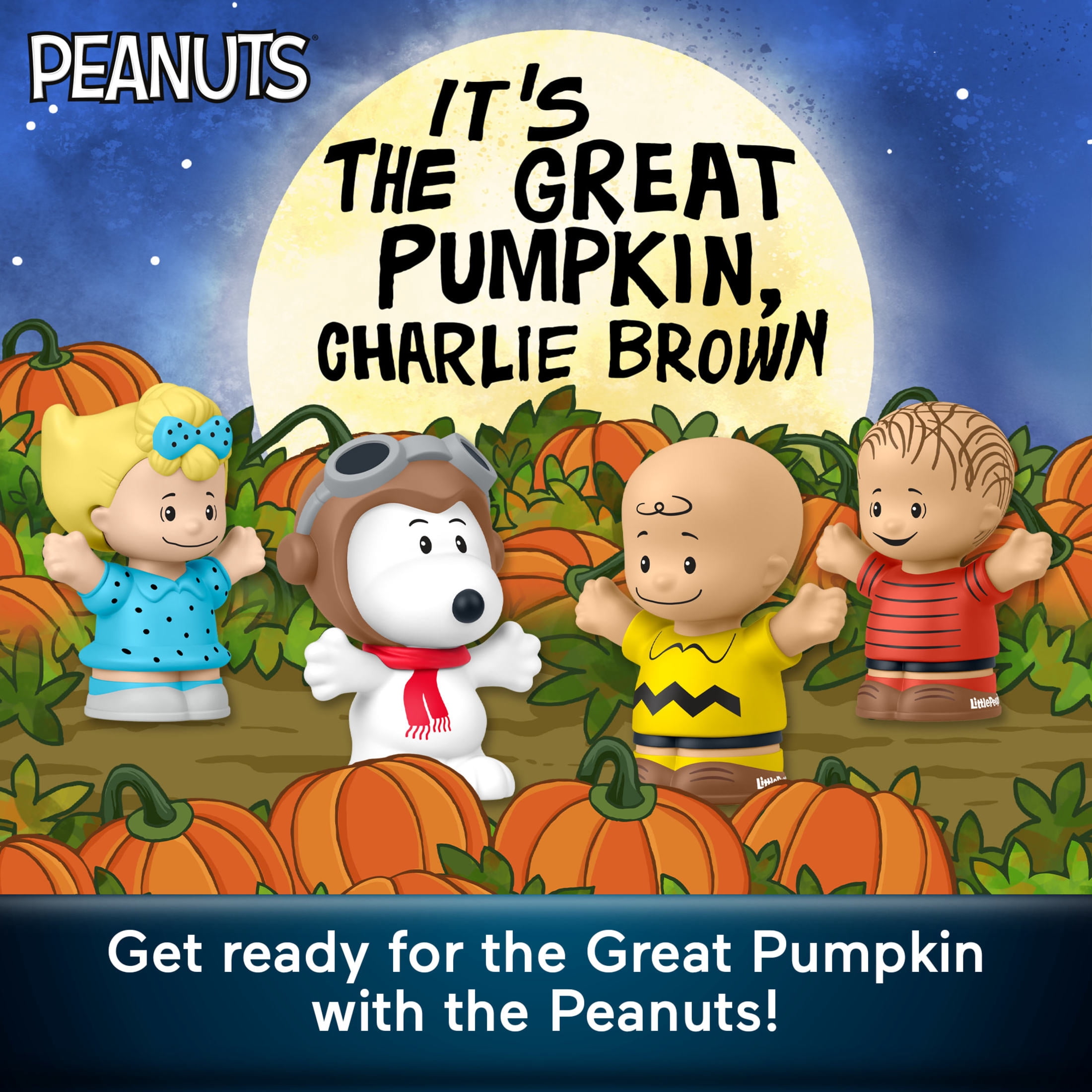 Little People Collector Peanuts It’s the Great Pumpkin, Charlie Brown Special Edition Set for Fans