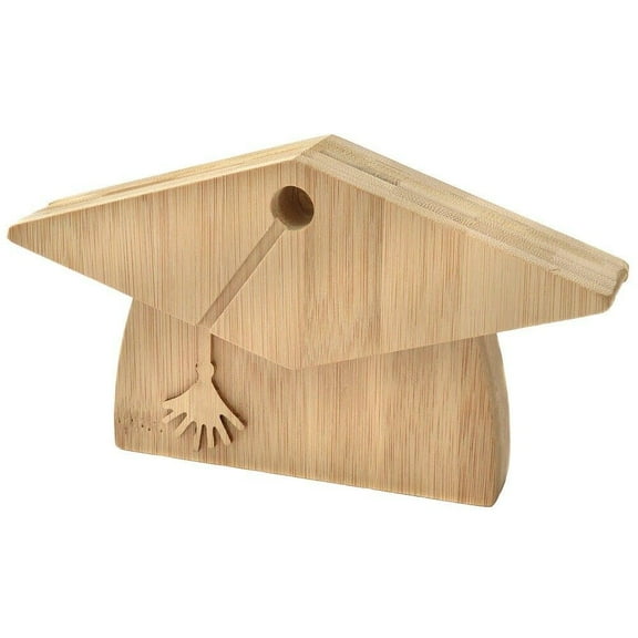 Graduation Cap Wooden Balloon Weight Decoration Accessory Graduation Party