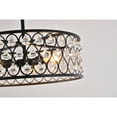 thumbnail image 5 of Bethel International Chandelier Black Metal & Crystal, 5 of 5