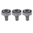 thumbnail image 2 of Drain 3pcs Swimming Pool Drain Valve Replacement For P6H1419 Internal Thread 1.6in Inner Interface Outer Diameter 1.3in Grey, 2 of 8