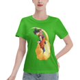 thumbnail image 1 of Women's Basic Short Sleeve T-Shirt Dragon Ball Wukong, 1 of 6
