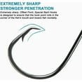 thumbnail image 5 of Circle Hooks Saltwater Fishing Hooks, 100pcs Offset Octopus Circle Hooks Catfish Bass Fishing Hooks Size 10-10/0 2X Strong High Carbon Steel Live Bait Fish Hooks Catfishing Tackle, 5 of 6