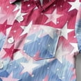 thumbnail image 6 of MKOSPLRT Patriotic Shirts for Boys Girls Short Sleeve Button Down Shirts USA Star Stripes Fourth July Tee Shirts 2-15 Years, 6 of 9