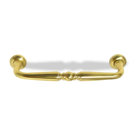 - Polished Solid Brass Turned Pull - 4