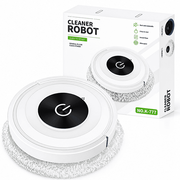 Gardvian Intelligent Small Household Appliance Mopping Robot with Dry and Wet Purpose Hand Scrubbing Robot,Vacuum and Mop Robot