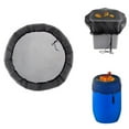 thumbnail image 3 of Mesh Cover Netting for Rain Barrels Water Collection Buckets Cover Water Tank Protection Lid Rain Collect Tool 80cm, 3 of 6