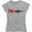 Athletic Heather, variant on I Love Shark - Funny Scuba Diving Great White Women's T-Shirt