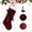 C, variant on 18" Red & Green Velvet Christmas Stockings with Bow – Traditional Holiday Decor for Fireplace, Tree, and Family Celebrations, Large Size for Gifts, Set of 1, A