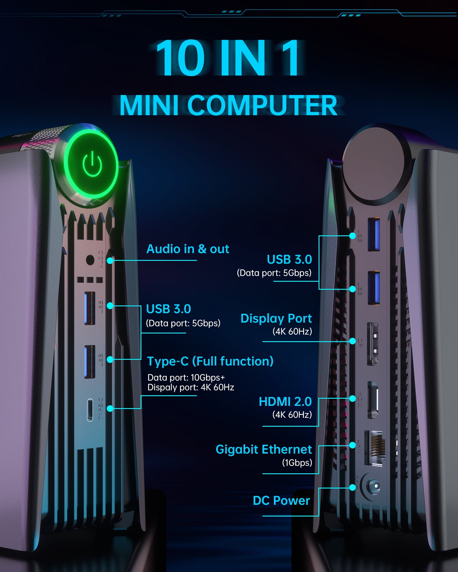 インターネットサイト NiPoGi Mini PC ryzen 7 5700u 32/ 512gb 【公式