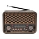 thumbnail image 1 of Radio Bluetooth Retro, Receptor Portátil de Banda FM/AM/SW con Luz LED, Tarjeta TF, Compatible con USB AUX, Altavoz Inalámbrico Clásico., 1 of 5