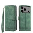 thumbnail image 1 of Wallet Case for iPhone 17 Pro Max Flip Phone Case with Card Slots, Cash Pocket, Kickstand, Magnetic Closure & Wrist Strap, TPU Soft Shell Cover Green, 1 of 6