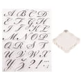 thumbnail image 1 of Hicess Plastic Letter Stamp Handcraft Cookies Cake Making Baking Template Stencil Mold, 1 of 1