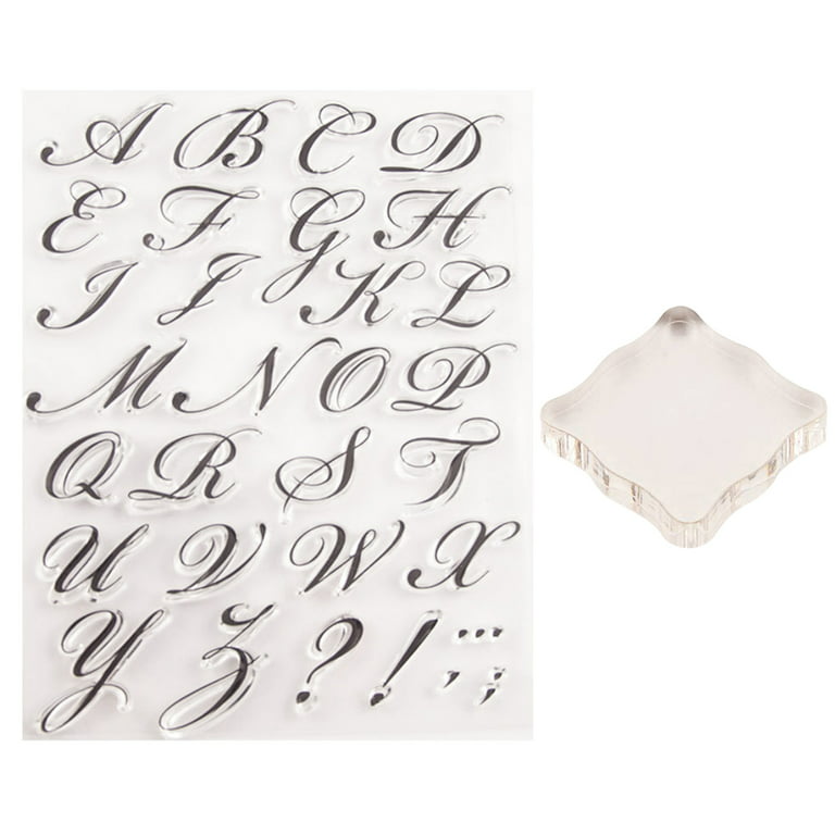 a - z Letters Cookie Stencil Set