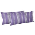 thumbnail image 2 of VargottamIndoor/OutdoorPolyester FabricLumbarPillowCover,All-Weather Waterproof Rectangular Cushion Case for Patio Furniture,16" x 24"Set of 2 -Striped-48, 2 of 6