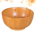 thumbnail image 3 of Handwork Bamboo Bowl Creative Environmental Bowl Simple Supplies for Home Restaurant Store, 3 of 8