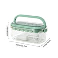 thumbnail image 3 of Portable Ice Maker with Storage Bin, One-Click Ice Release, 28-Cube Capacity, Double Layer Design, Includes Ice Container, 3 of 7