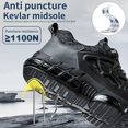thumbnail image 3 of New Rotating Button Work Sneakers Safety Shoes Men Steel Toe Shoes Work Protective Men Boots Indestructible Shoes Puncture-Proof, 3 of 5