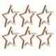 thumbnail image 1 of Decoración De Estrella Hueca De Madera, Piezas De Madera En Forma De Estrella, 100 Piezas De Textura Excepcional, Ensambladas Libremente Para Salones De Belleza, 1 of 7