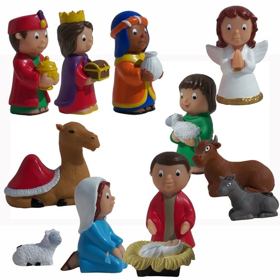 Get Ready Kids Nativity Set, 5", 12 Pieces