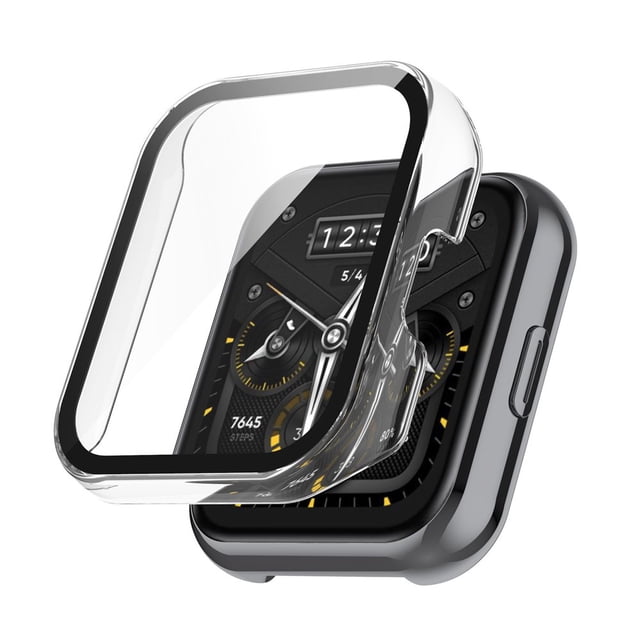Watch Protective Case Ergonomic Anti-scratch PC Smart Watch Tempered Glass Bumper Shell for Realme Watch 2/2 Pro