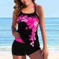 thumbnail image 2 of Conjunto de Traje de Baño Dividido de Mujeres, Tres Piezas Impreso Bikini Sexy para la Playa Y la Piscina, Traje de Baño sin Espalda con Almohadilla de Pecho, Nylon de Dos Piezas, 2 of 4