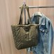 thumbnail image 1 of Bolso Mujer Axila Ligero Simple Hobo Compras Ocio Verde, 1 of 8