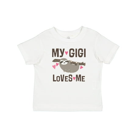 

Inktastic My Gigi Loves Me Sloth Girls Baby T-Shirt