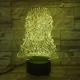 thumbnail image 1 of Luz nocturna LED 3D Game of Thrones Houses Starks of Winterfell, 1 of 1