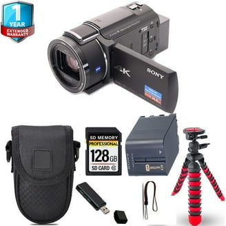 FDR-AX100/B 4K Camcorder with 1
