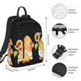 thumbnail image 4 of Balery Hello Spring Sunflower Gnomes Lightweight Backpack for Men and Women - Durable and Water-Resistant, Ideal for School, Work, Travel, and Everyday Use, 4 of 9