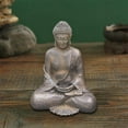 thumbnail image 4 of Estatua de Buda perfecl Meditación Tradicional 25 cm x 18 cm x 30 cm Estatua al aire libre, 4 of 8